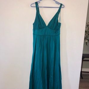 Silk Banana Republic Teal Formal Dress